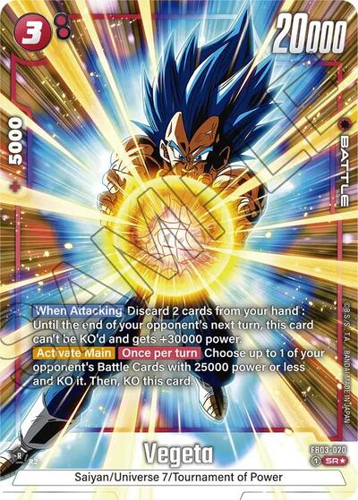 Vegeta - FB03-020 (Alternate Art)