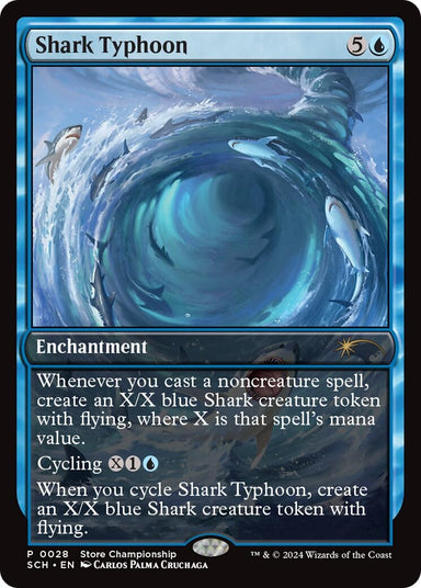 Image for Shark Typhoon (28) (Game Day & Store Championship Promos) - Magic: The Gathering