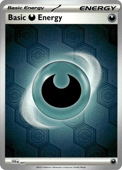 Image for Basic Darkness Energy (Reverse Holofoil) (7) (SV: Shrouded Fable) (SFA) - Pokemon