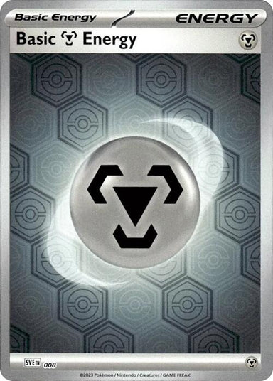 Image for Basic Metal Energy (Reverse Holofoil) (8) (SV: Shrouded Fable) (SFA) - Pokemon