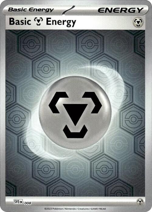 Image for Basic Metal Energy (Reverse Holofoil) (8) (SV: Shrouded Fable) (SFA) - Pokemon