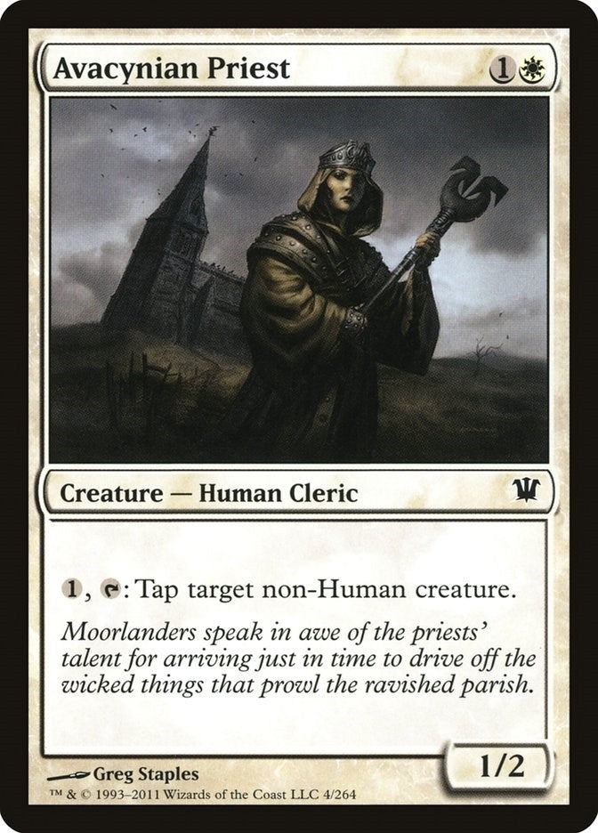 Image for Avacynian Priest (4) (Innistrad) (ISD) - Magic: The Gathering