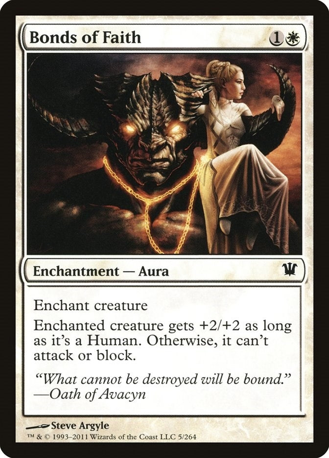 Image for Bonds of Faith (5) (Innistrad) (ISD) - Magic: The Gathering