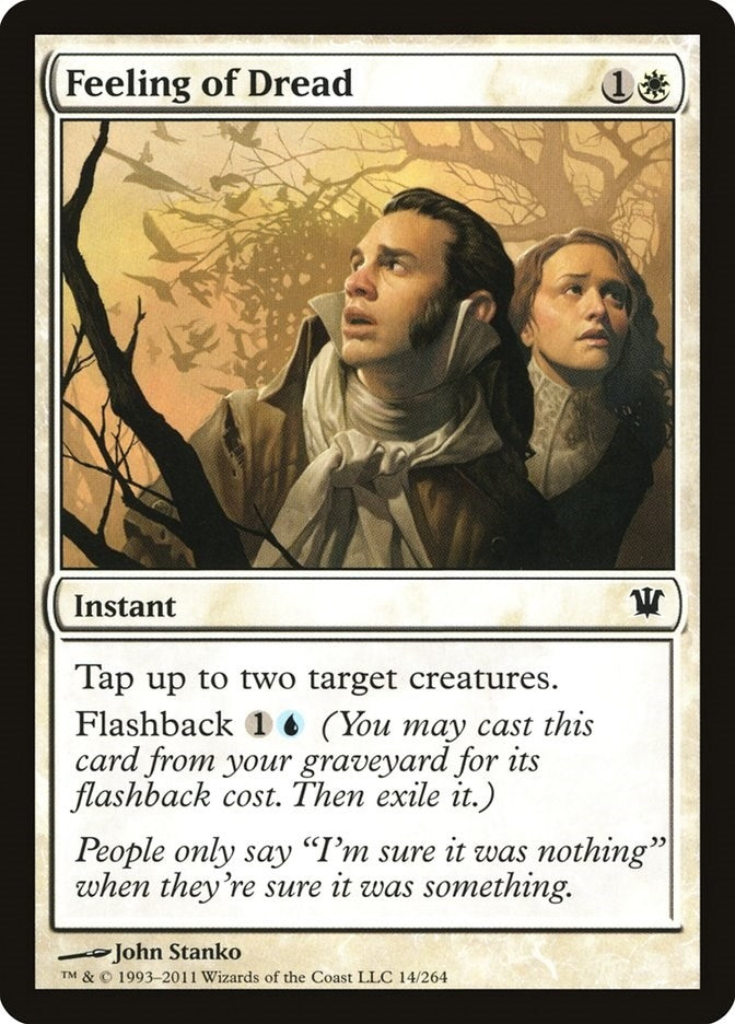Image for Feeling of Dread (14) (Innistrad) (ISD) - Magic: The Gathering