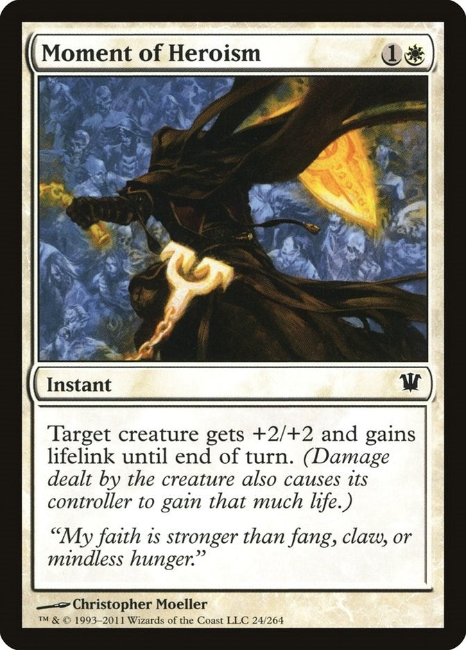 Image for Moment of Heroism (24) (Innistrad) (ISD) - Magic: The Gathering
