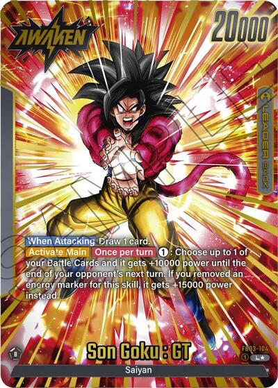 Son Goku : GT - FB03-104 (Alternate Art)