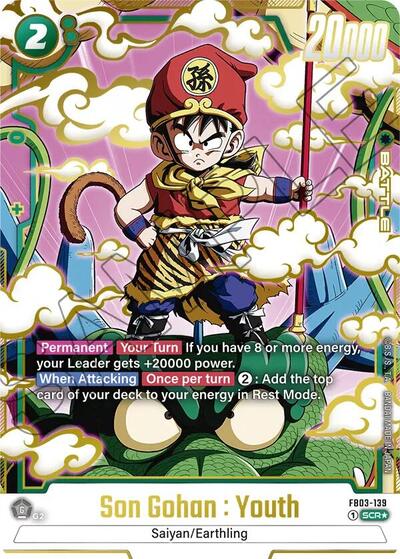 Son Gohan : Youth - FB03-139 (Alternate Art)