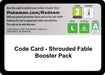 Image for Code Card - Shrouded Fable Booster Pack (SV: Shrouded Fable) (SFA) - Pokemon