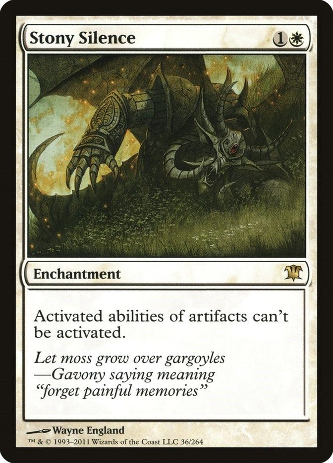 Image for Stony Silence (36) (Innistrad) (ISD) - Magic: The Gathering