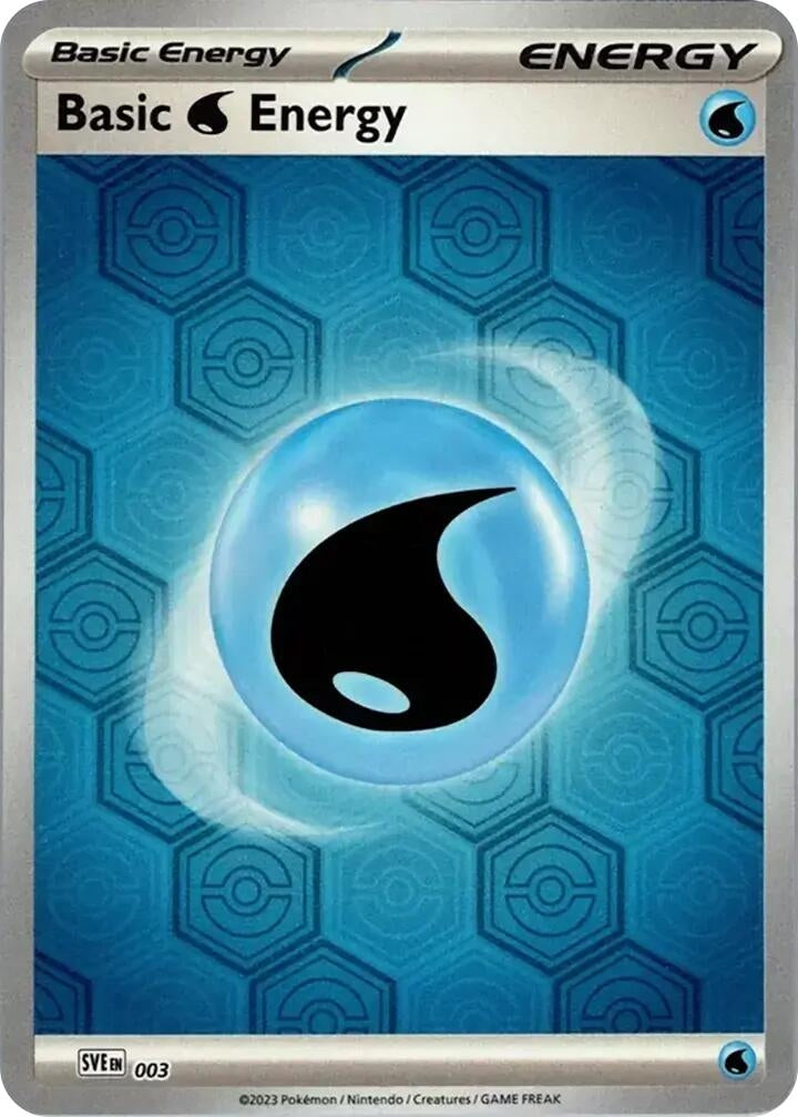 Image for Basic Water Energy (3) (SV: Shrouded Fable) (SFA) - Pokemon