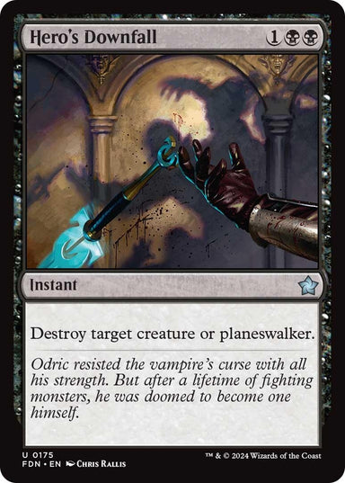 Image for Hero's Downfall (175) (Foundations) - Magic: The Gathering