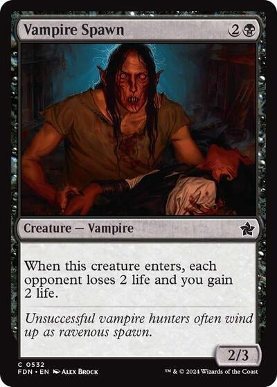 Image for Vampire Spawn (532) (Foundations) - Magic: The Gathering