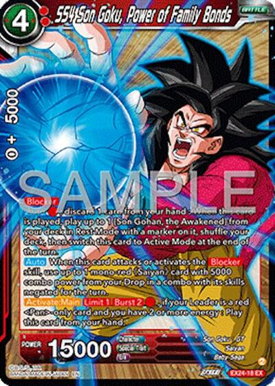 SS4 Son Goku, Power of Family Bonds - EX24-18