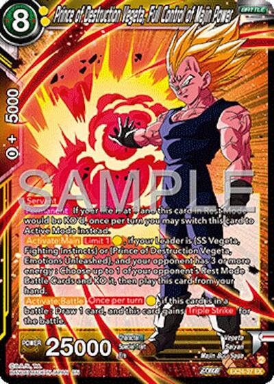 Prince of Destruction Vegeta, Full Control of Majin Power - EX24-37