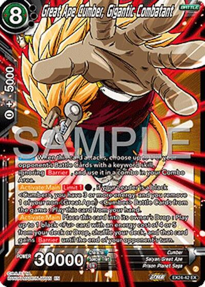 Great Ape Cumber, Gigantic Combatant - EX24-42