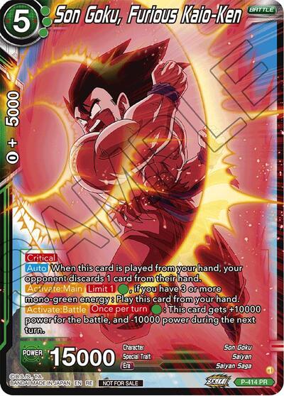 P-414  - Son Goku, Furious Kaio-Ken (Deluxe Pack 2024 Vol.1)