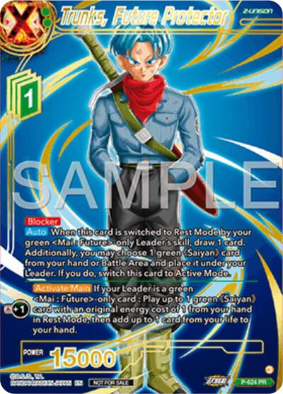 P-424  - Trunks, Future Protector (Gold Stamped)