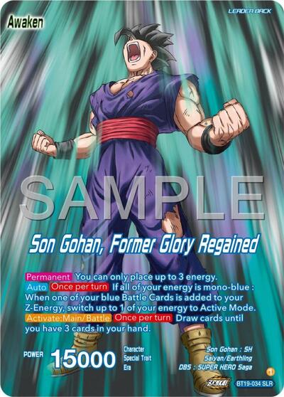 Son Gohan // Son Gohan, Former Glory Regained - BT19-034