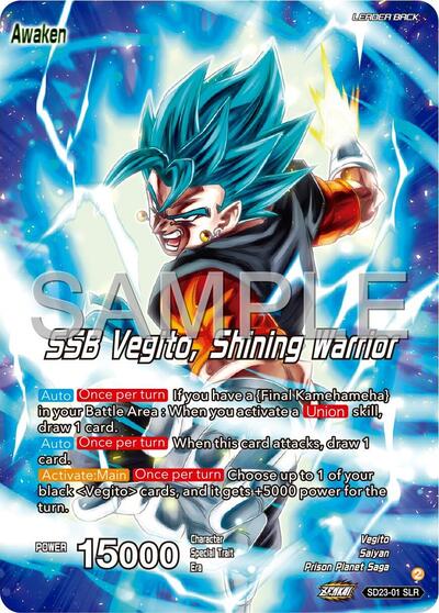 Son Goku & Vegeta // SSB Vegito, Shining Warrior - SD23-01