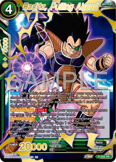 Raditz, Pulling Ahead (Reprint) - P-505