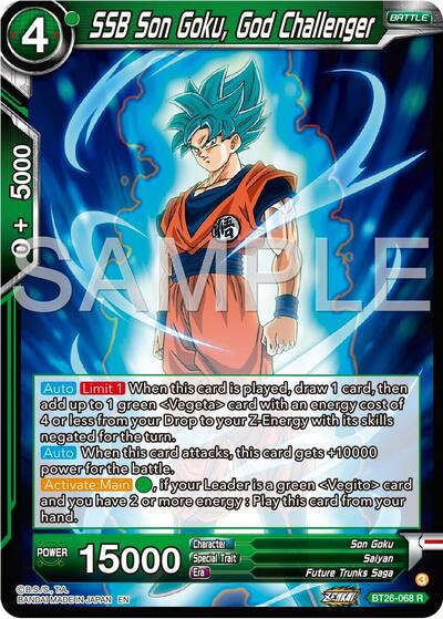 SSB Son Goku, God Challenger - BT26-068