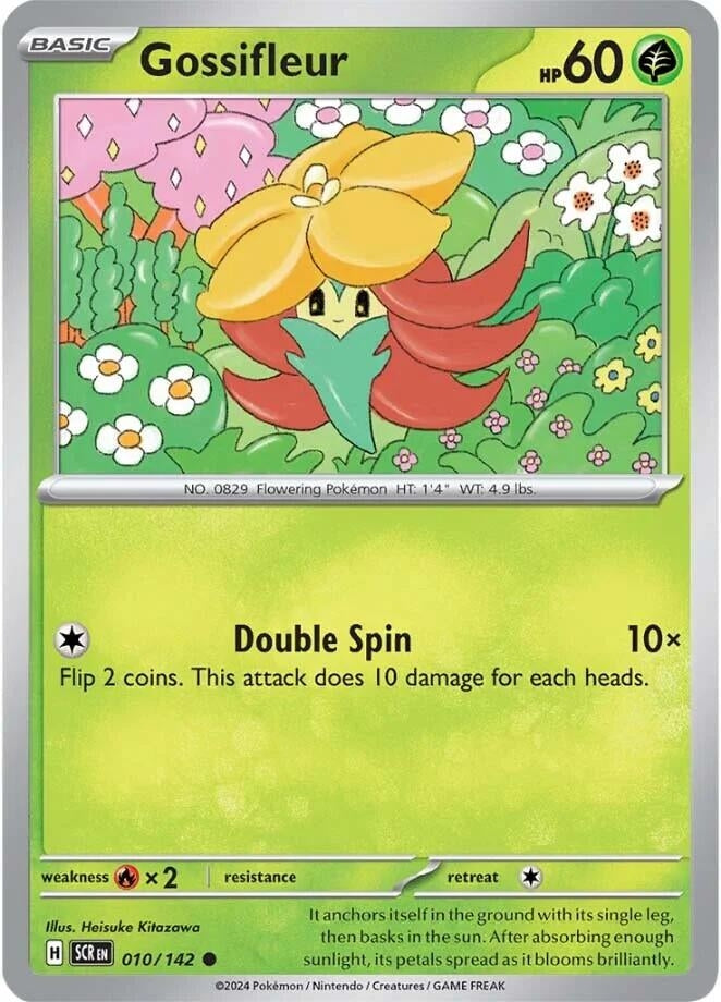 Image for Gossifleur (010/142) (SV07: Stellar Crown) (SCR) - Pokemon