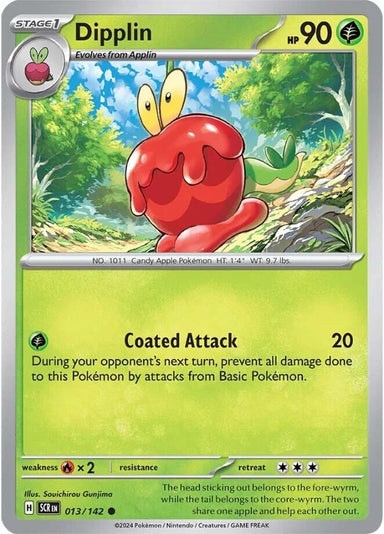 Image for Dipplin (013/142) (SV07: Stellar Crown) (SCR) - Pokemon