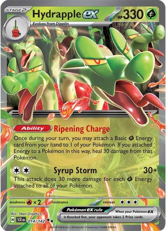 Image for Hydrapple ex (014/142) (SV07: Stellar Crown) (SCR) - Pokemon