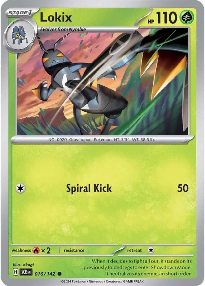 Image for Lokix (016/142) (SV07: Stellar Crown) (SCR) - Pokemon
