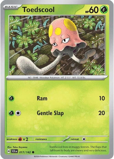 Image for Toedscool (017/142) (SV07: Stellar Crown) (SCR) - Pokemon