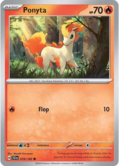 Image for Ponyta (019/142) (SV07: Stellar Crown) (SCR) - Pokemon