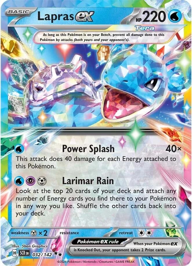 Image for Lapras ex (032/142) (SV07: Stellar Crown) (SCR) - Pokemon