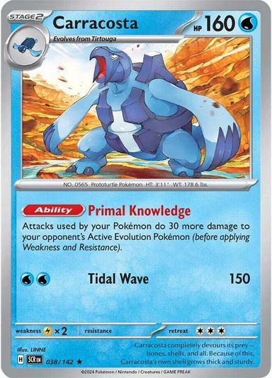 Image for Carracosta (038/142) (SV07: Stellar Crown) (SCR) - Pokemon