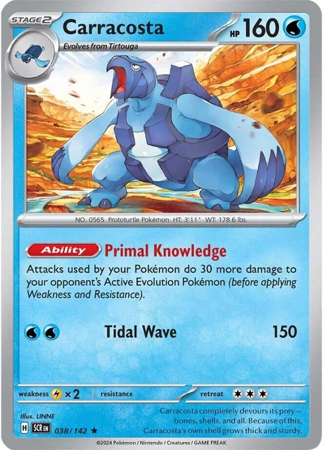 Image for Carracosta (038/142) (SV07: Stellar Crown) (SCR) - Pokemon