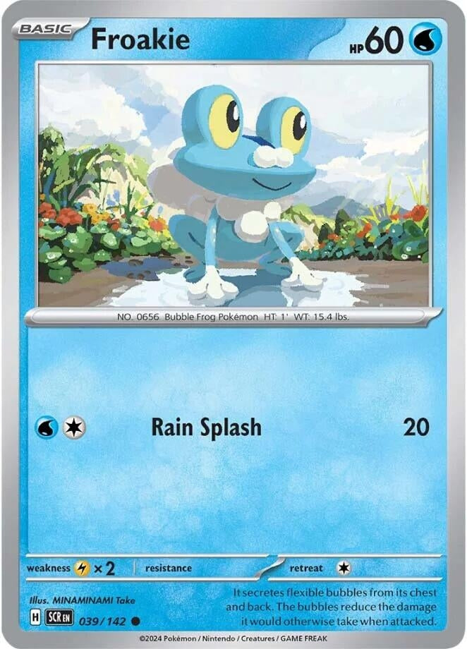 Image for Froakie (039/142) (SV07: Stellar Crown) (SCR) - Pokemon