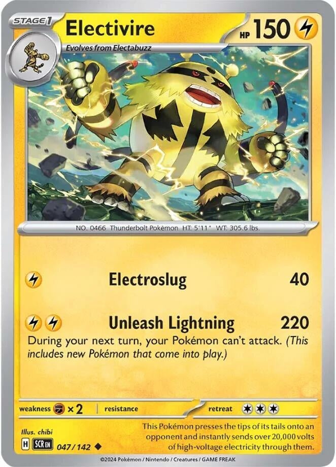 Image for Electivire (047/142) (SV07: Stellar Crown) (SCR) - Pokemon