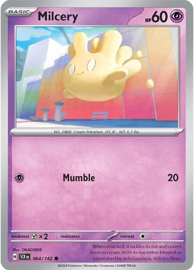 Image for Milcery (064/142) (SV07: Stellar Crown) (SCR) - Pokemon