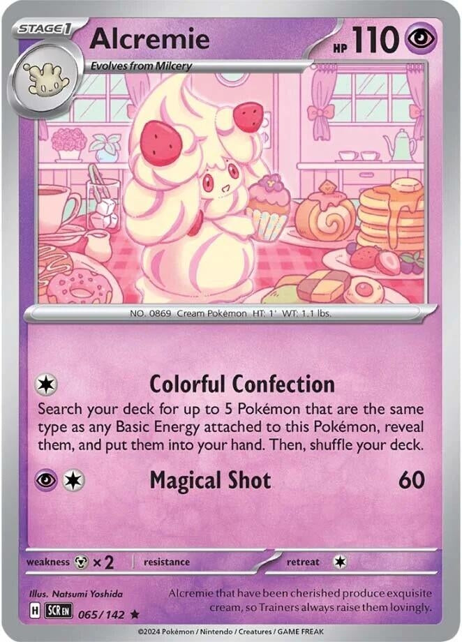 Image for Alcremie (065/142) (SV07: Stellar Crown) (SCR) - Pokemon