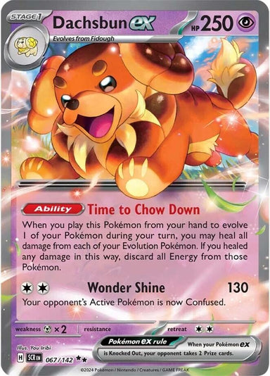 Image for Dachsbun ex (067/142) (SV07: Stellar Crown) (SCR) - Pokemon