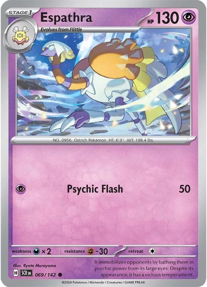 Image for Espathra (069/142) (SV07: Stellar Crown) (SCR) - Pokemon