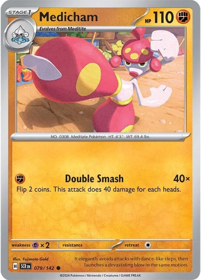 Image for Medicham (079/142) (SV07: Stellar Crown) (SCR) - Pokemon