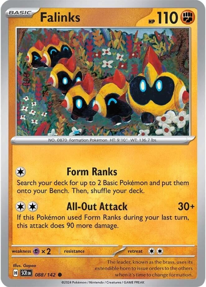 Image for Falinks (088/142) (SV07: Stellar Crown) (SCR) - Pokemon