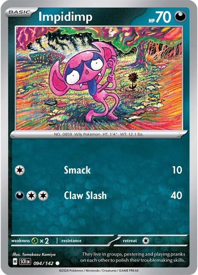 Image for Impidimp (094/142) (SV07: Stellar Crown) (SCR) - Pokemon