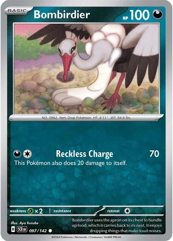 Image for Bombirdier (097/142) (SV07: Stellar Crown) (SCR) - Pokemon
