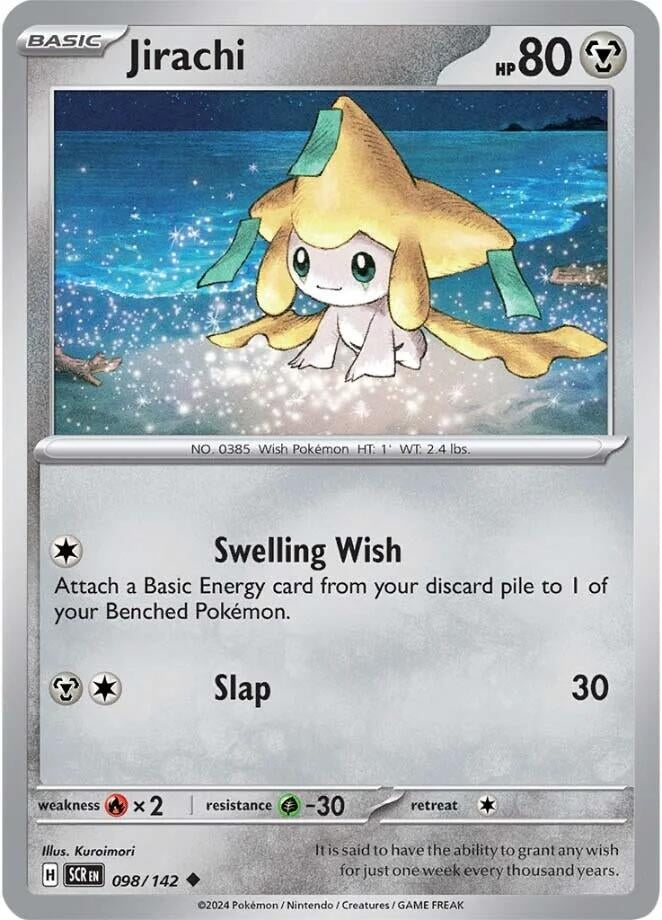 Image for Jirachi (098/142) (SV07: Stellar Crown) (SCR) - Pokemon