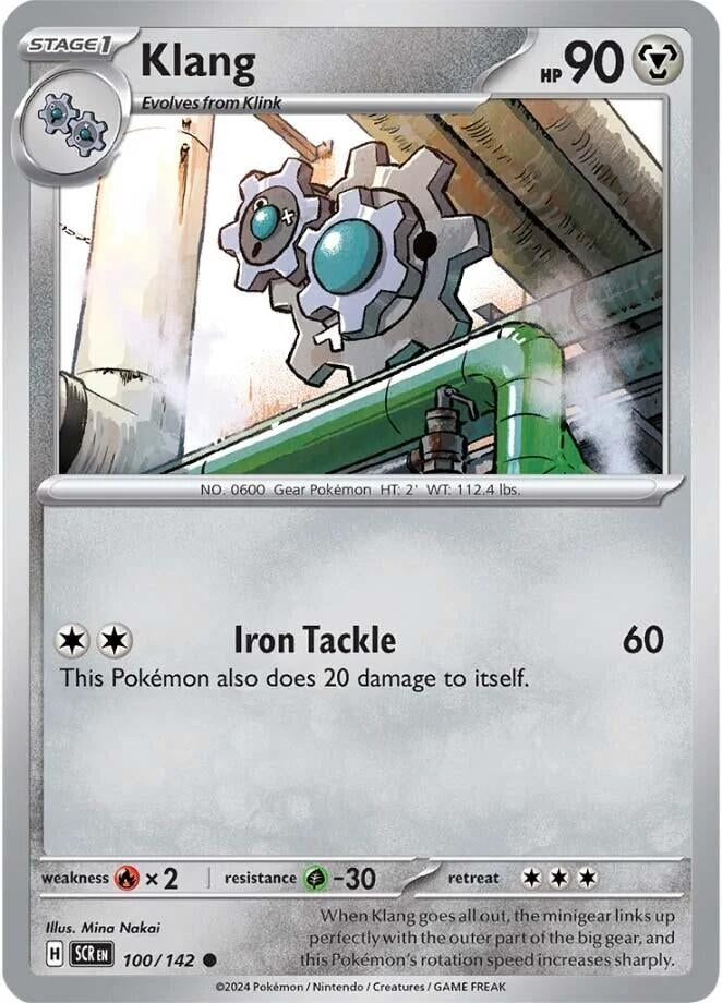Image for Klang (100/142) (SV07: Stellar Crown) (SCR) - Pokemon