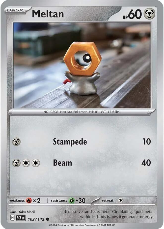 Image for Meltan (102/142) (SV07: Stellar Crown) (SCR) - Pokemon
