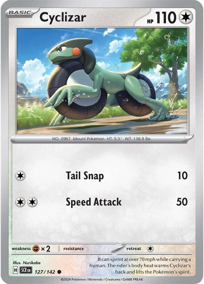 Image for Cyclizar (127/142) (SV07: Stellar Crown) (SCR) - Pokemon