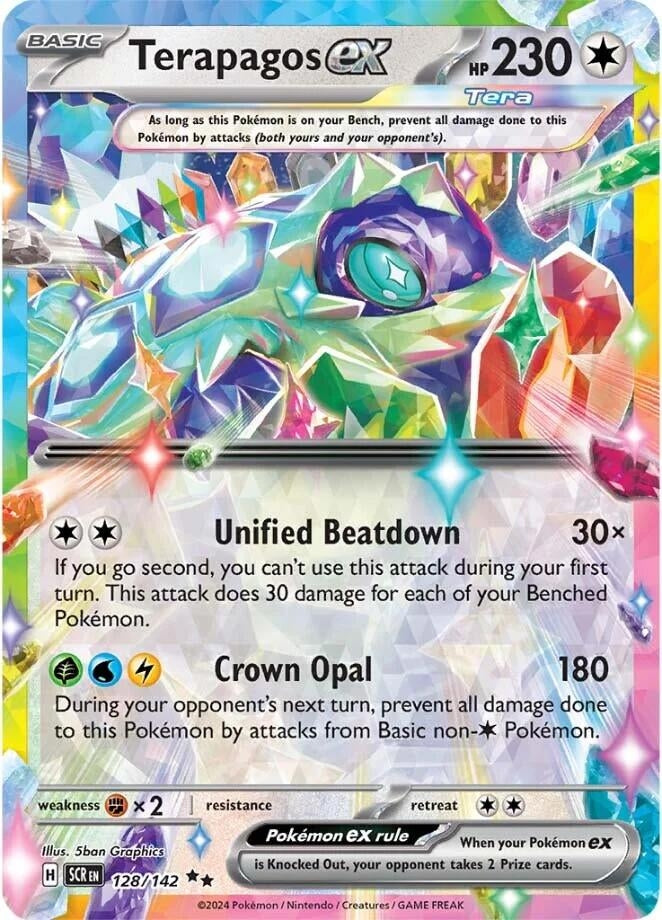 Image for Terapagos ex (128/142) (SV07: Stellar Crown) (SCR) - Pokemon