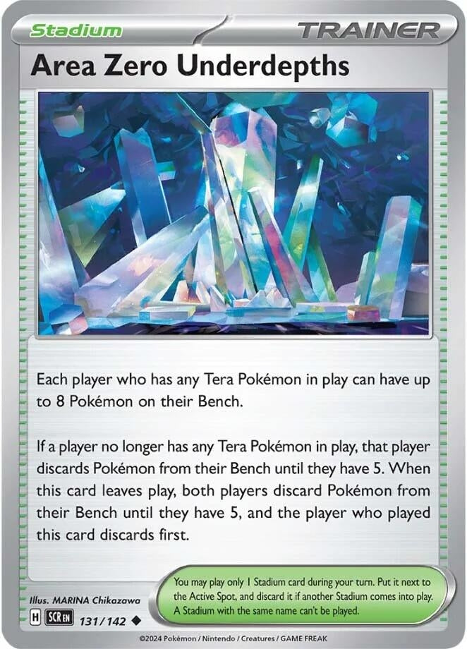 Image for Area Zero Underdepths (131/142) (SV07: Stellar Crown) (SCR) - Pokemon